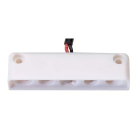 Innovative Lighting 5 LED Surface Mount Step Light - Red w/White Case