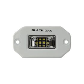 Black Oak Pro Series 2" Flush Mounted Scene Light - White