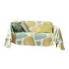 Yellow Green Cobblestone Sofa Towel Single Sofa Cover Polyester Cotton Couch Cover Armchair Sofa Slipcover