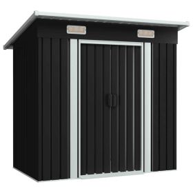 Garden Shed Anthracite Steel