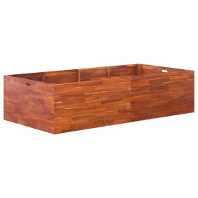 Garden Raised Bed Acacia Wood 78.7"x39.4"x19.7"