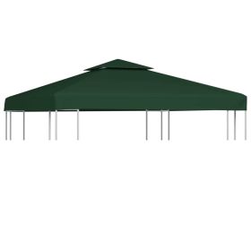 Gazebo Cover Canopy Replacement 9.14 oz/ydÂ² Green 10'x10'