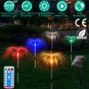 5 In 1 Outdoor Solar Light Jellyfish Landscape Stake Decorative Lamp Light