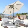 7.5ft Outdoor Patio Umbrella for Inground Pool Balcony Backyard