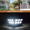 4 Pack Solar Post Light Waterproof SMD LED Outdoor Street Fence Deck Cap Lamp 4x4