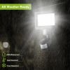 Solar Wall Lights 120 LEDs Flood Lights Outdoor 120Â¬âˆž Motion Sensor Lamps 180 Degree Illumination IP65 Waterproof