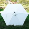 7.5ft Outdoor Patio Umbrella for Inground Pool Balcony Backyard