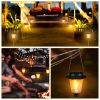 2Pcs Solar Flame Torch Light IP65 Waterproof Flickering Flame Stake Lamp