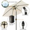 7.5ft Outdoor Patio Umbrella for Inground Pool Balcony Backyard