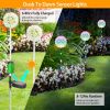 4Pcs Solar Powered Dandelion Garden Lights Landscape Decorative Stake Lamp