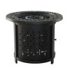 Aluminum Round Firepit Table