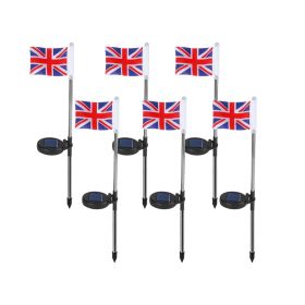 Garden Decoration Solar Flag Light (Option: British flag-1PCS)