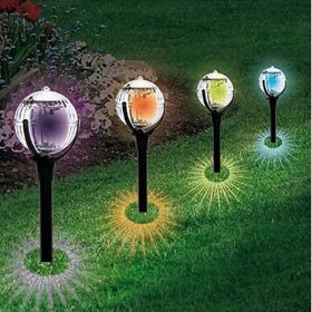 New Outdoor Solar Lawn Light, Creative Magic Ball, Home Garden Light, Garden Decoration Light, Street Light (Option: Color)