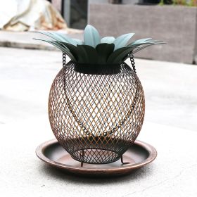 Pineapple Outdoor Hanging Hummingbird Bird Feeder (Option: Pineapple bird feeder)