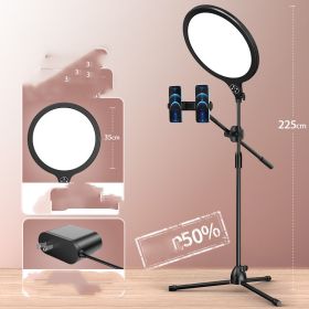 Photo Full Screen Beauty Lamp Mobile Phone Telescopic Desktop Floor Fill Light Bracket (Option: 26style-USB)