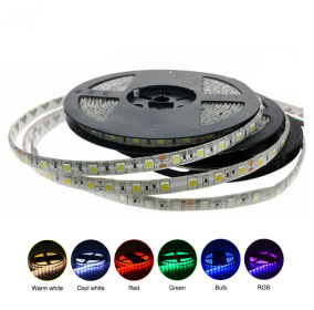 LED Light Strips Highlight 60 Light Beads Epoxy Waterproof Soft Strips (Option: IP65 blue-400cm)