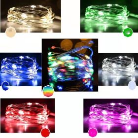 Three A Battery Box Type Copper Wire String Light (Option: Green-USB)