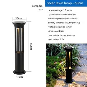 LED Lawn Lamp Outdoor Waterproof Solar Floor Lamp (Option: Solar702 0.6m)