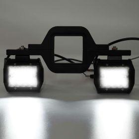 LED Light Strip With Trailer Adapter Mounting Bracket (Color: Black)