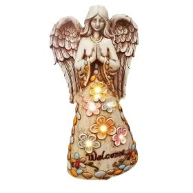 Angel Resin Lamp LED Angel Statue Lamp (Option: Colorful)