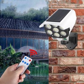 Simulation Surveillance Fake Camera Solar Sensor Wall Light (Option: White-Solar version)