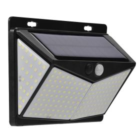 208LED Solar Wall Lamp Human Body Induction Garden Lamp Villa Landscape Lamp (Option: 208LED Solar Wall Lamp 1 Pack)