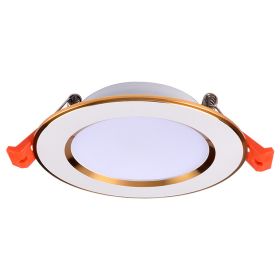 Creative Simple Anti-fog Straw Hat Downlight (Option: Warm white 6000K-3inches 5W)