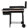 Outdoor Party Backyard Dinner Mobile Oil Drum Charcoal Furnace